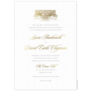 Ocean Club Vignette Invitation