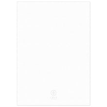 Load image into Gallery viewer, the back of a blank white paper invitation