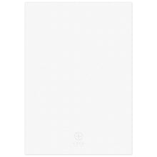 Load image into Gallery viewer, the back of a blank white paper invitation