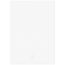 Load image into Gallery viewer, the blank back of a white paper invitation