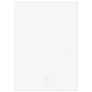 a blank back of a paper invitation
