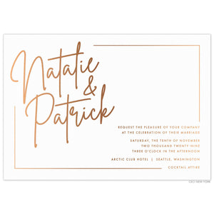 Natalie Invitation