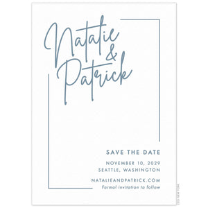 Natalie Vertical Save the Date